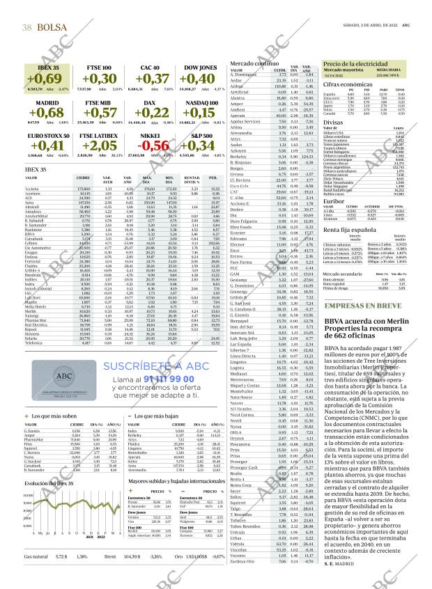 ABC MADRID 02-04-2022 página 38