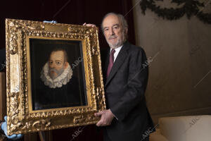 Santiago Muñoz Machado en el salón de actos de la Real Academia Española (RAE),...