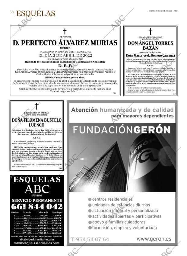 ABC SEVILLA 05-04-2022 página 58