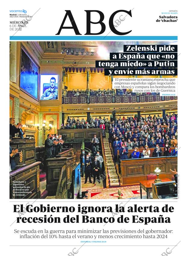 ABC MADRID 06-04-2022 página 1