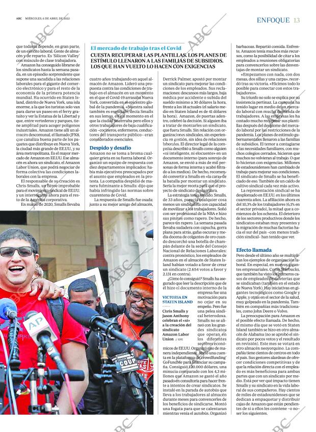 ABC MADRID 06-04-2022 página 13