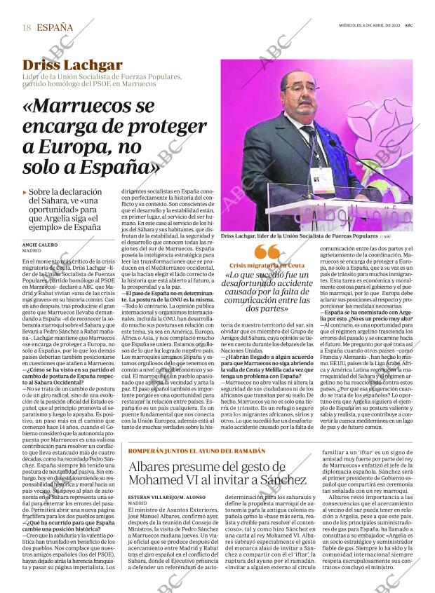 ABC MADRID 06-04-2022 página 18