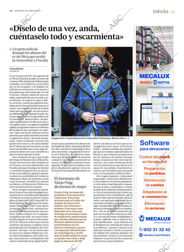 ABC MADRID 06-04-2022 página 19