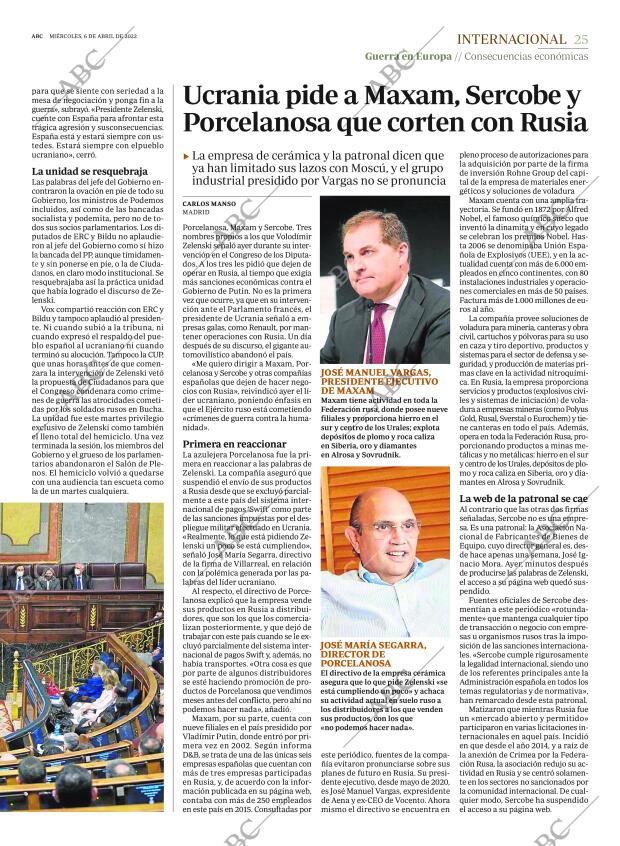 ABC MADRID 06-04-2022 página 25
