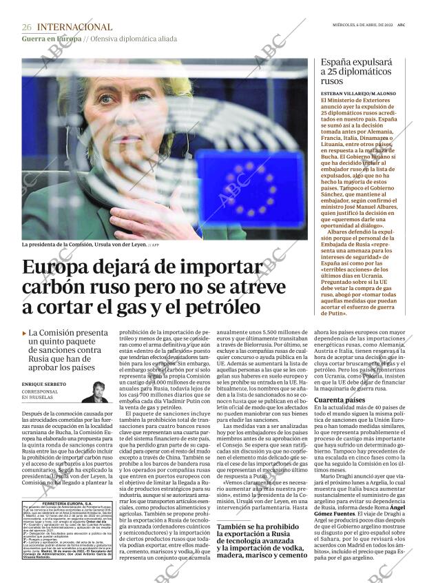 ABC MADRID 06-04-2022 página 26