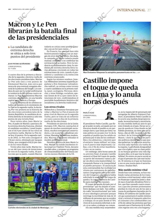 ABC MADRID 06-04-2022 página 27