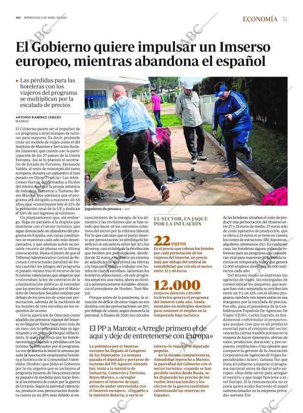 ABC MADRID 06-04-2022 página 31