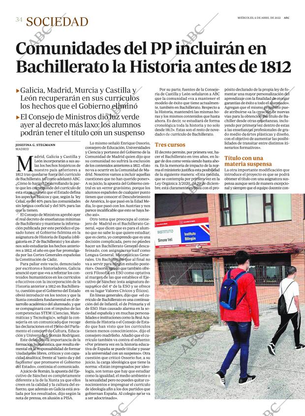 ABC MADRID 06-04-2022 página 34