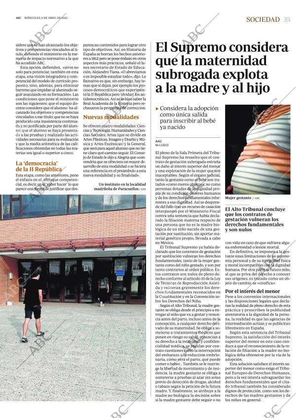 ABC MADRID 06-04-2022 página 35