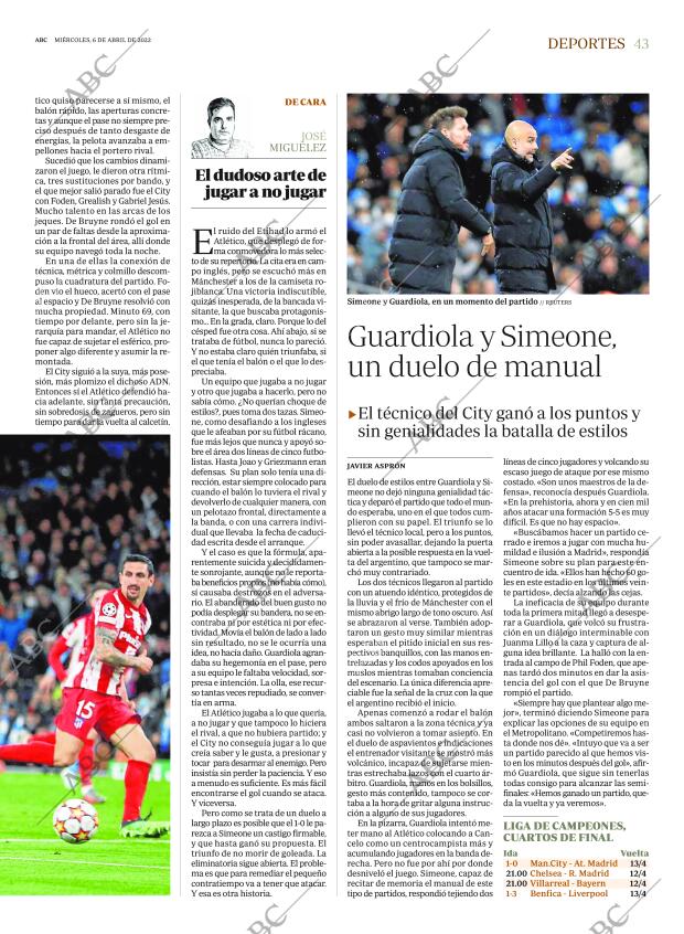 ABC MADRID 06-04-2022 página 43