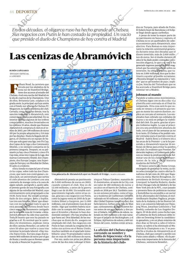 ABC MADRID 06-04-2022 página 44
