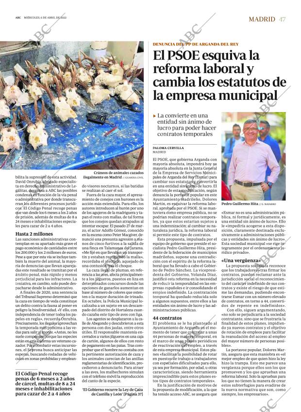 ABC MADRID 06-04-2022 página 47