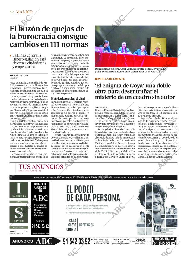 ABC MADRID 06-04-2022 página 52