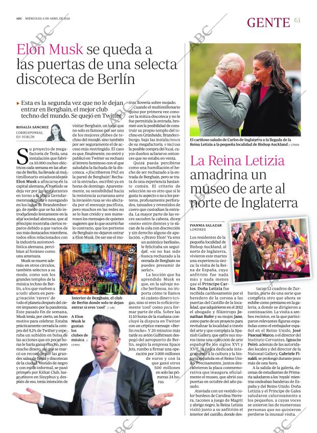 ABC MADRID 06-04-2022 página 61