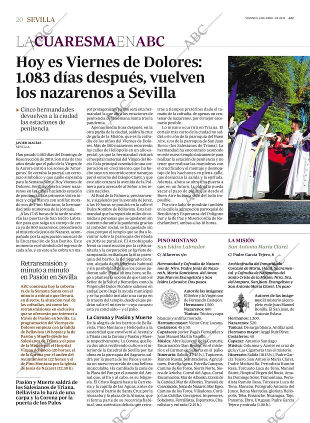 ABC SEVILLA 08-04-2022 página 20