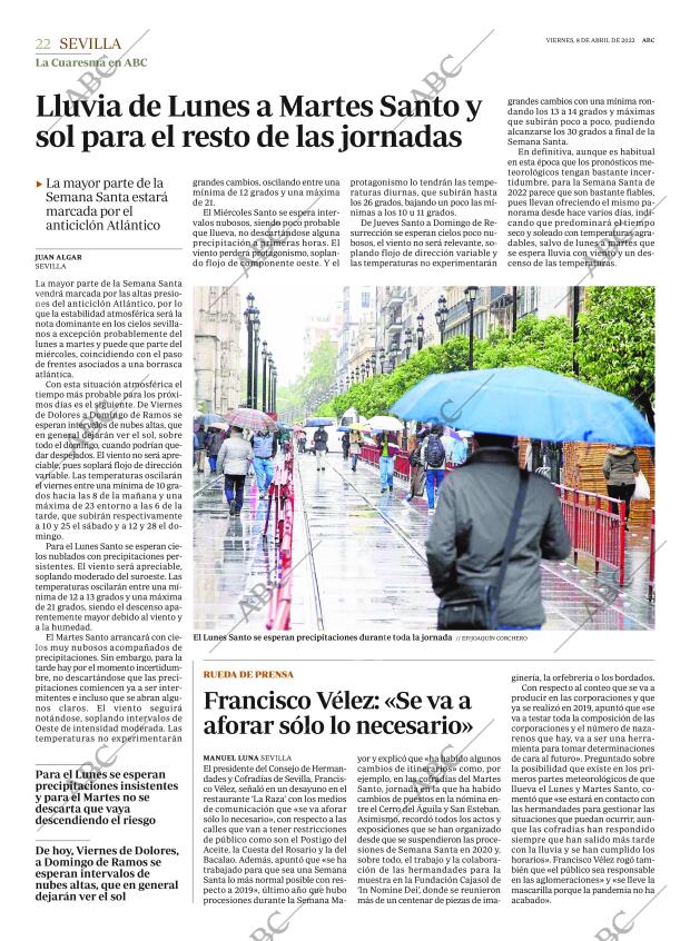 ABC SEVILLA 08-04-2022 página 22