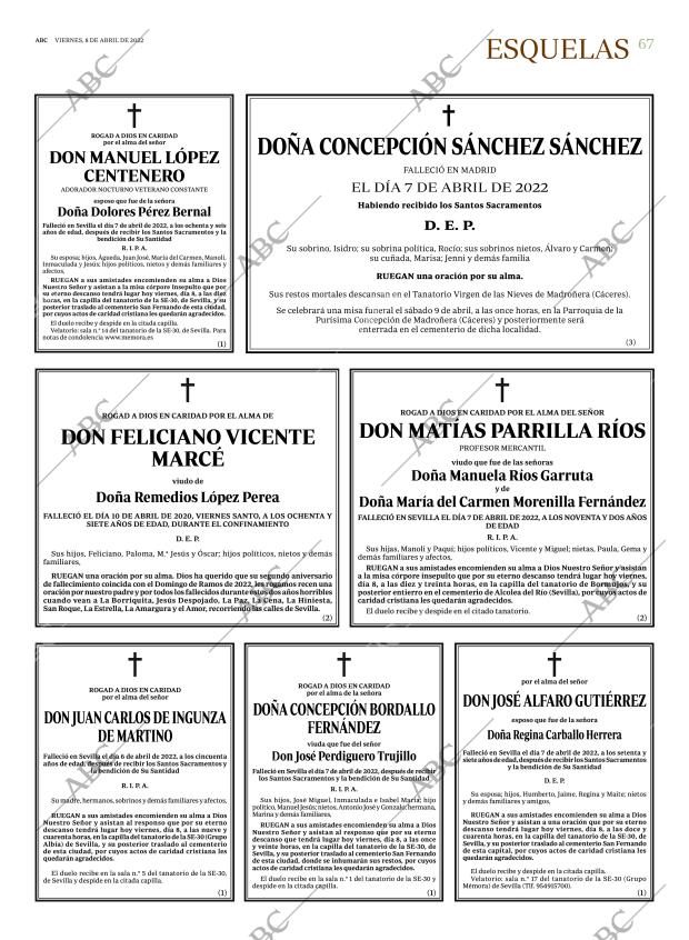 ABC SEVILLA 08-04-2022 página 67