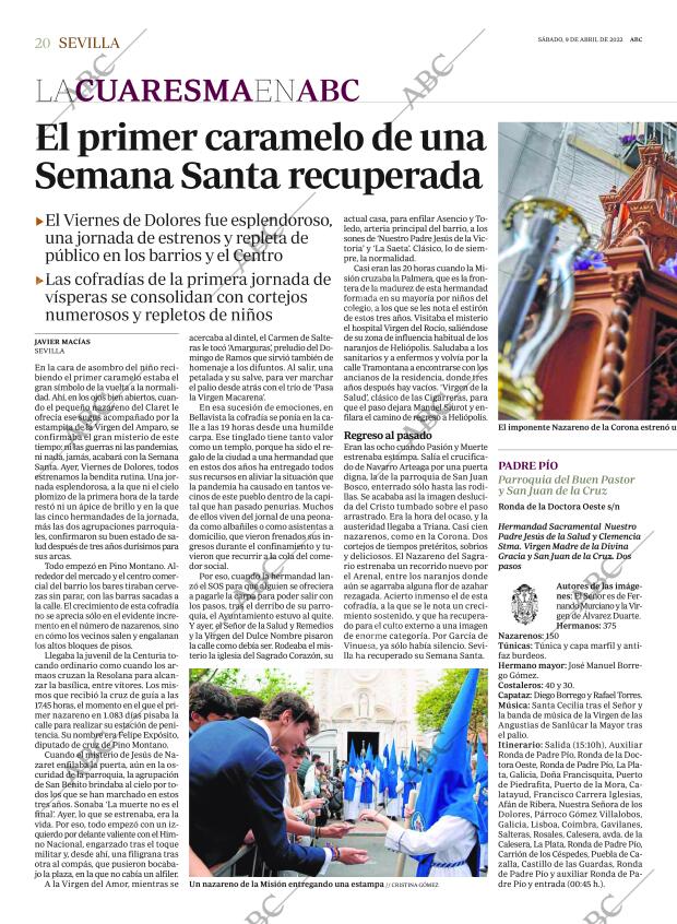 ABC SEVILLA 09-04-2022 página 20