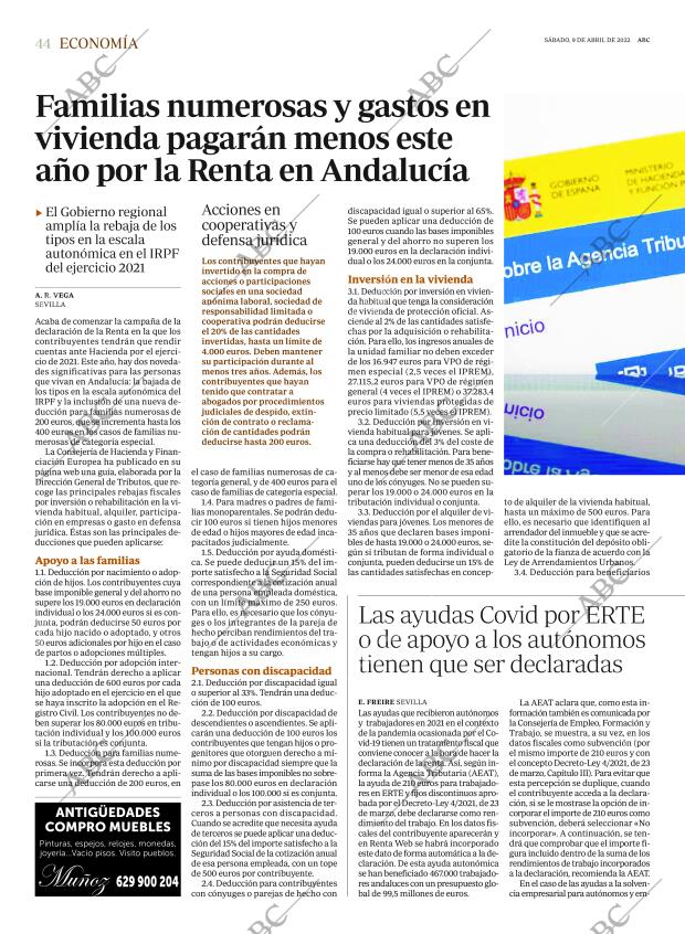 ABC SEVILLA 09-04-2022 página 44
