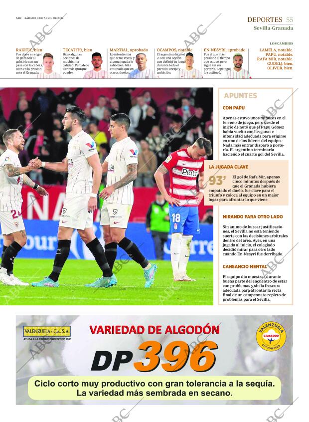 ABC SEVILLA 09-04-2022 página 55