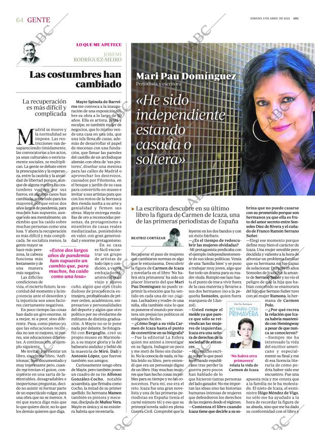 ABC SEVILLA 09-04-2022 página 64