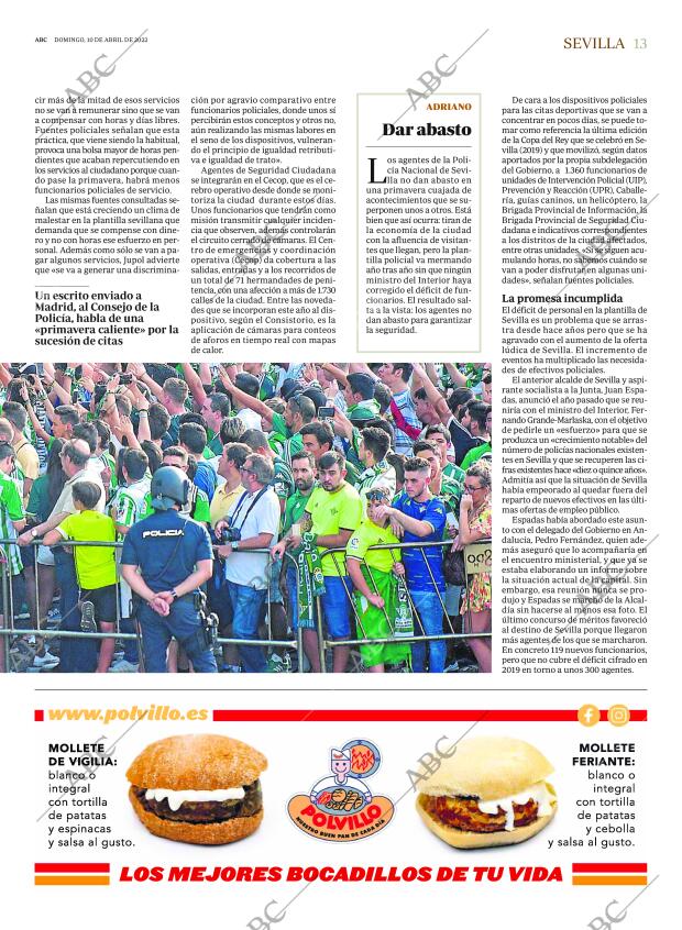 ABC SEVILLA 10-04-2022 página 13