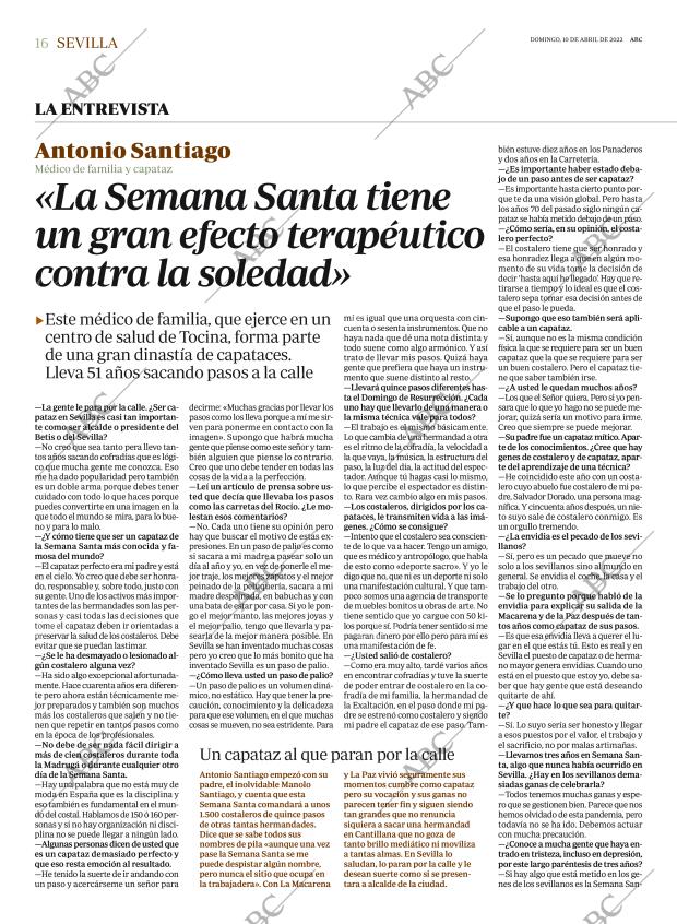 ABC SEVILLA 10-04-2022 página 16