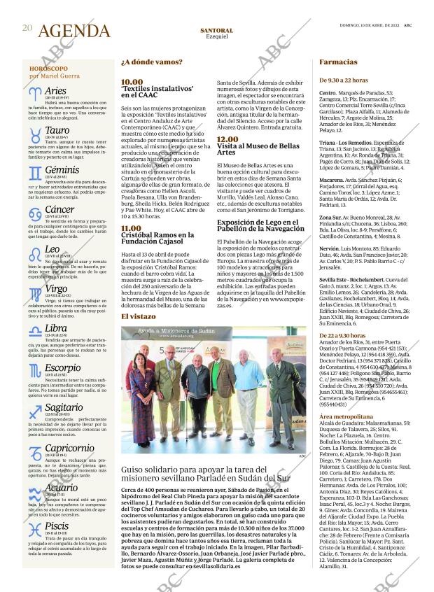 ABC SEVILLA 10-04-2022 página 20