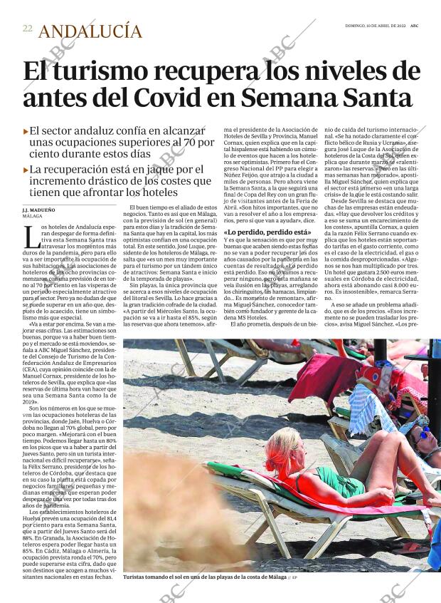 ABC SEVILLA 10-04-2022 página 22