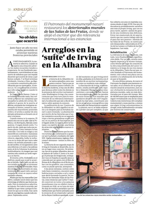 ABC SEVILLA 10-04-2022 página 26