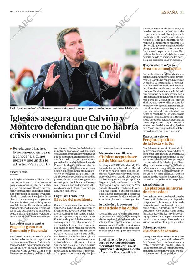 ABC SEVILLA 10-04-2022 página 31