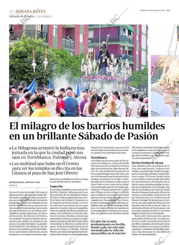 ABC SEVILLA 10-04-2022 página 40