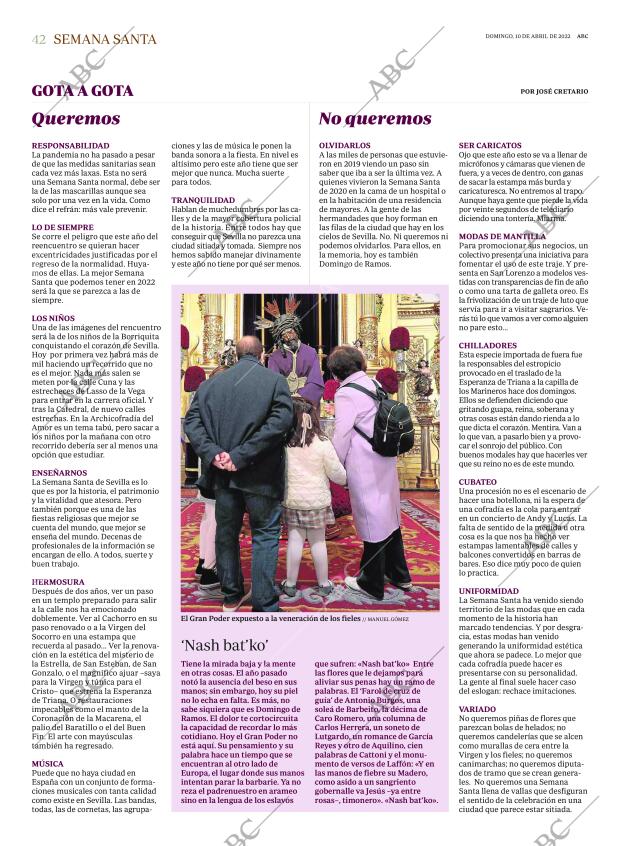 ABC SEVILLA 10-04-2022 página 42