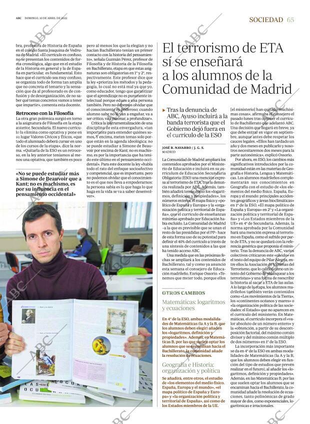 ABC SEVILLA 10-04-2022 página 65