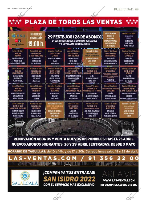 ABC SEVILLA 10-04-2022 página 69