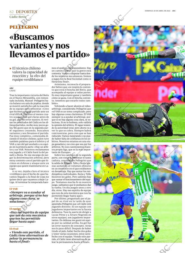 ABC SEVILLA 10-04-2022 página 82