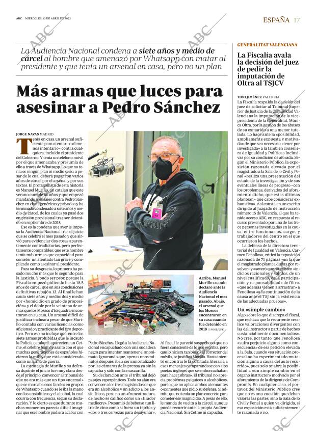 ABC MADRID 13-04-2022 página 17