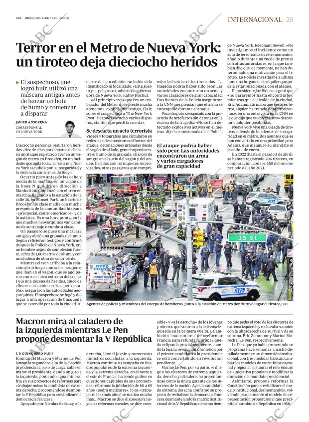 ABC MADRID 13-04-2022 página 25