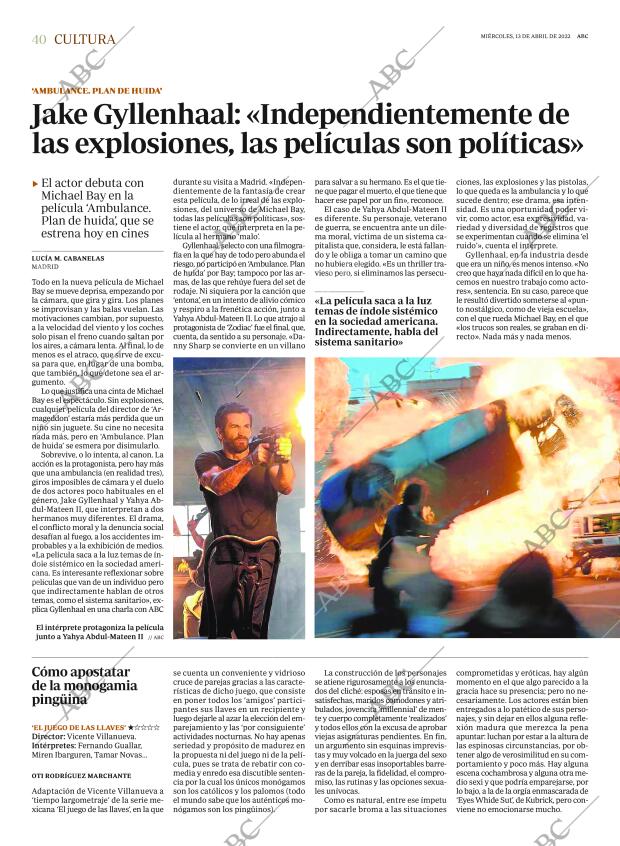 ABC MADRID 13-04-2022 página 40