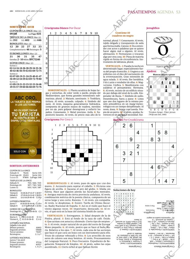 ABC MADRID 13-04-2022 página 53