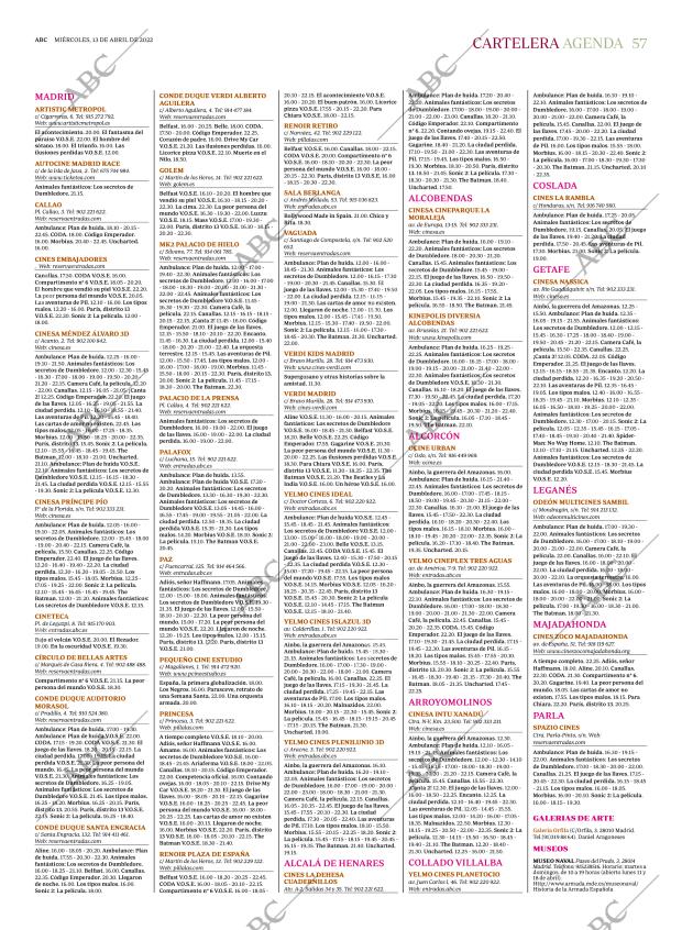 ABC MADRID 13-04-2022 página 57