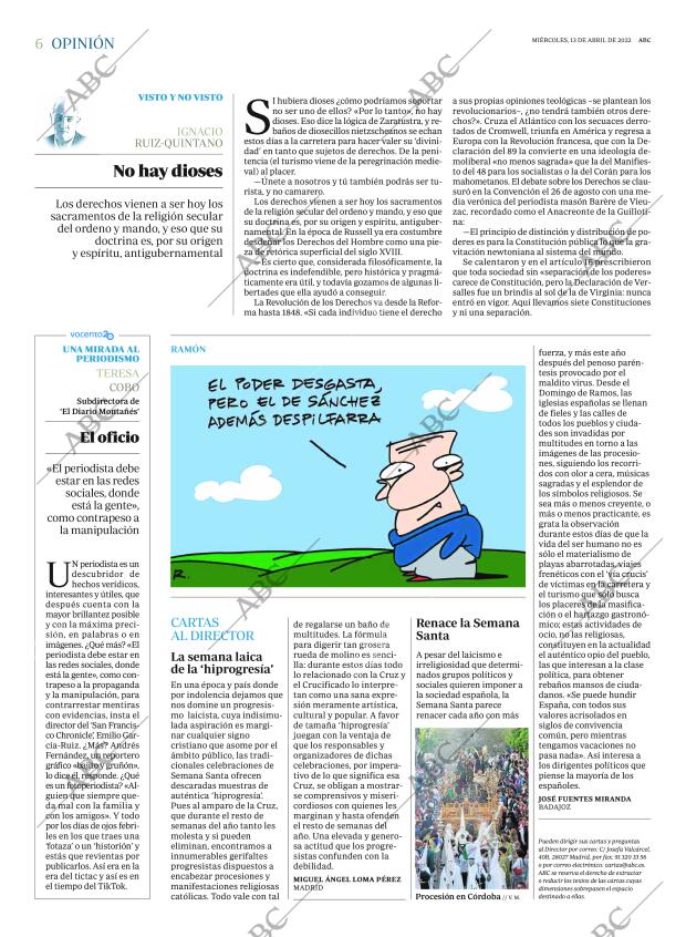ABC MADRID 13-04-2022 página 6