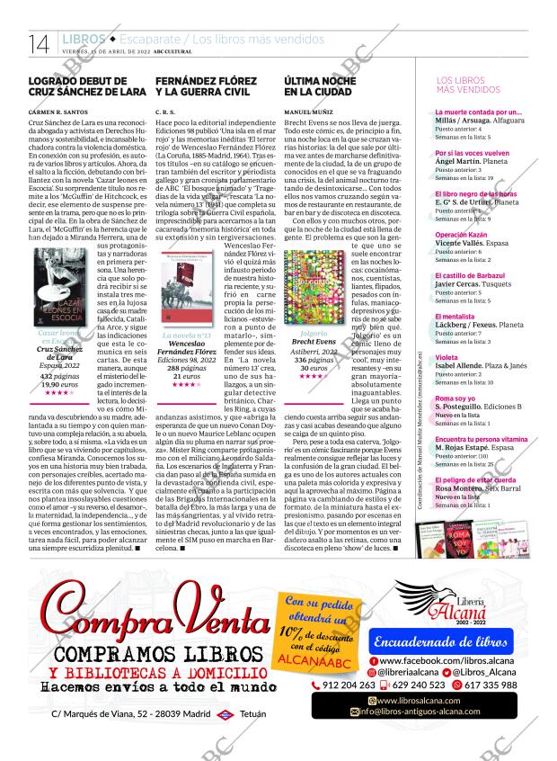 CULTURAL MADRID 15-04-2022 página 14