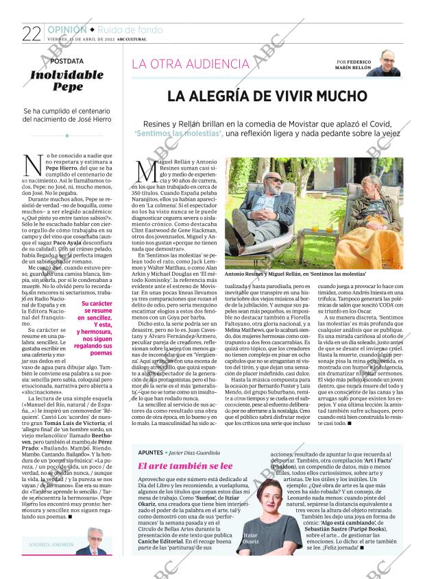 CULTURAL MADRID 15-04-2022 página 22