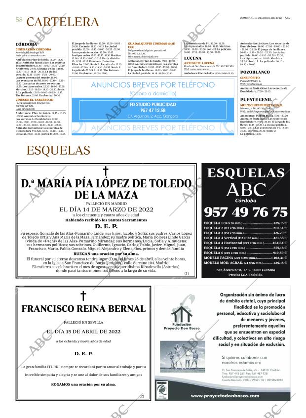 ABC CORDOBA 17-04-2022 página 58