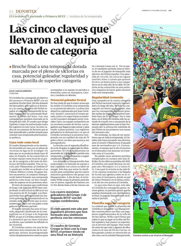 ABC CORDOBA 17-04-2022 página 64