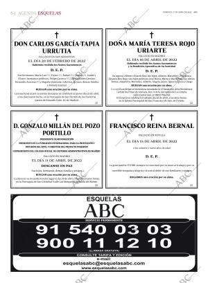 ABC MADRID 17-04-2022 página 64