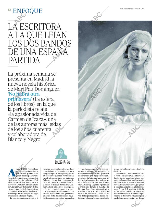 ABC MADRID 23-04-2022 página 12