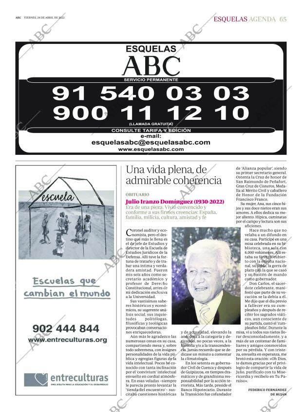 ABC MADRID 29-04-2022 página 65