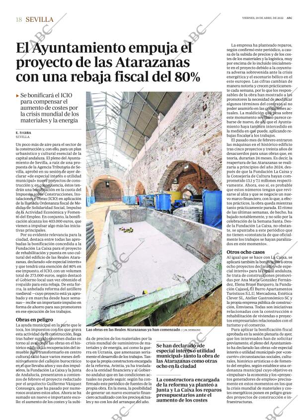 ABC SEVILLA 29-04-2022 página 18